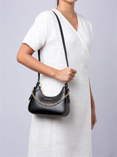 Wilma Small Leather Crossbody Bag .